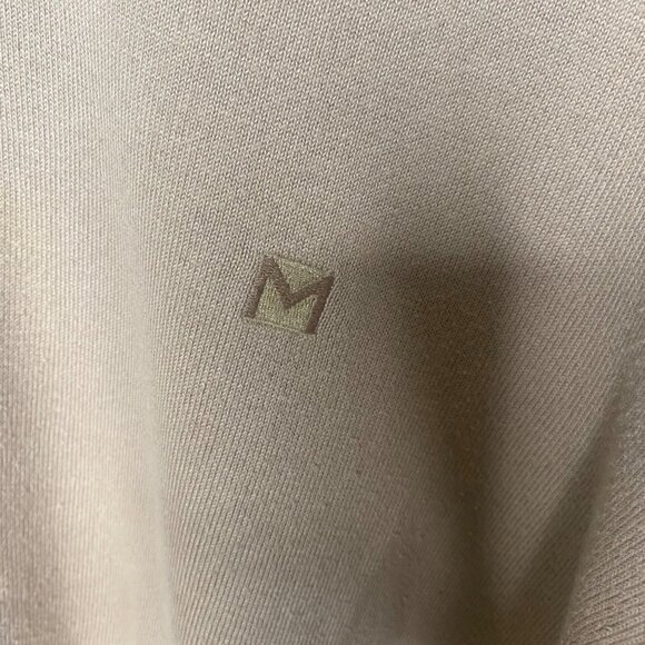 Michael Kors V-Neck Sweater Mens  XL Tan Cotton Blend Long Sleeve Pullover - Picture 4 of 8